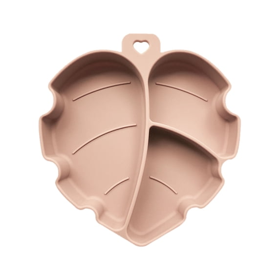 XKHZJL Toddler Plates with Dividers - Deep-Walled 3 Compartments Divided Plates for Kids - Dishwasher & Microwave Safe