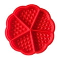 thumbnail image 1 of XKHZJL Waffle Mold, Heart Shaped Silicone Waffle Mold Set, Large Waffle Maker Baking Tray Pan Molds for DIY Waffle Cake Candy Chocolate Making, 1 of 8