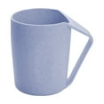 thumbnail image 1 of XKHZJL Wheat Straw Cups with Handle Plastic Cups Mug, Unbreakable Drinking Cup for Coffee, Tea Reusable Dishwasher Safe Water Glasses Cup for Kitchen, Kids, 1 of 8
