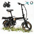 thumbnail image 1 of XKJ Electric Bike for Adults, Ebike, Electric Bicycle with 48V 12AH Battery,14" Folding Ebike, 20MPH,20+ Miles,500W High Motor,Multi-Shock Absorption,Commuting Mini E Bikes for Teens,UL2849, 1 of 9