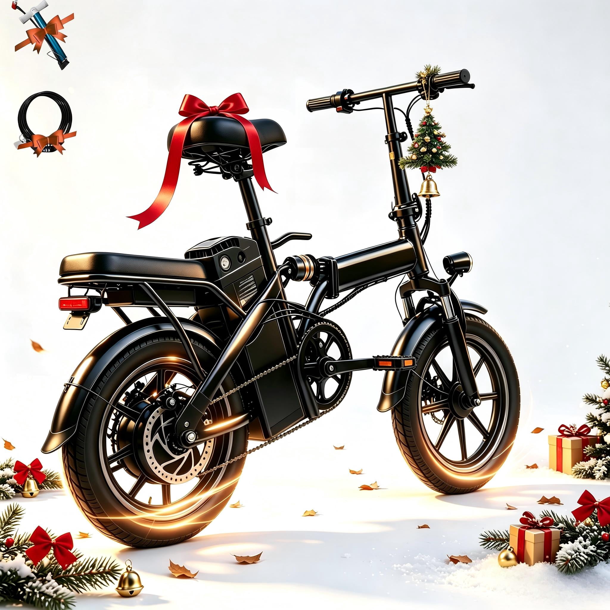 XKJ Electric Bike for Adults,500W Brushless Motor Ebike with 48V 12Ah Removable Battery,Multi-Shock Absorption,Commuter Electric Bicycle,UL2849
