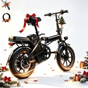 XKJ Electric Bike for Adults,500W Brushless Motor Ebike with 48V 12Ah Removable Battery,Multi-Shock Absorption,Commuter Electric Bicycle,UL2849
