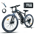 thumbnail image 1 of XKJQTA Electric Bike for Adults,26”Electric Mountain Bike 576Wh Battery & LCD Display, with 7-Speed, 20MPH,Ebike,Full Suspension, 750W Motor Commuter Electric Bicycle,Lightweight Ebike,UL2849, 1 of 8