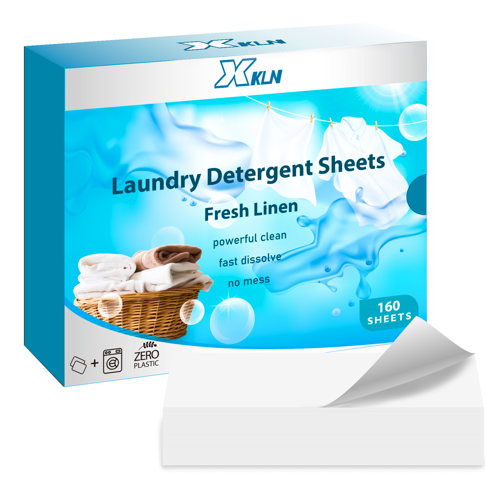 Great Value Free & Delicate Hypoallergenic Dryer Sheets, 160 Count