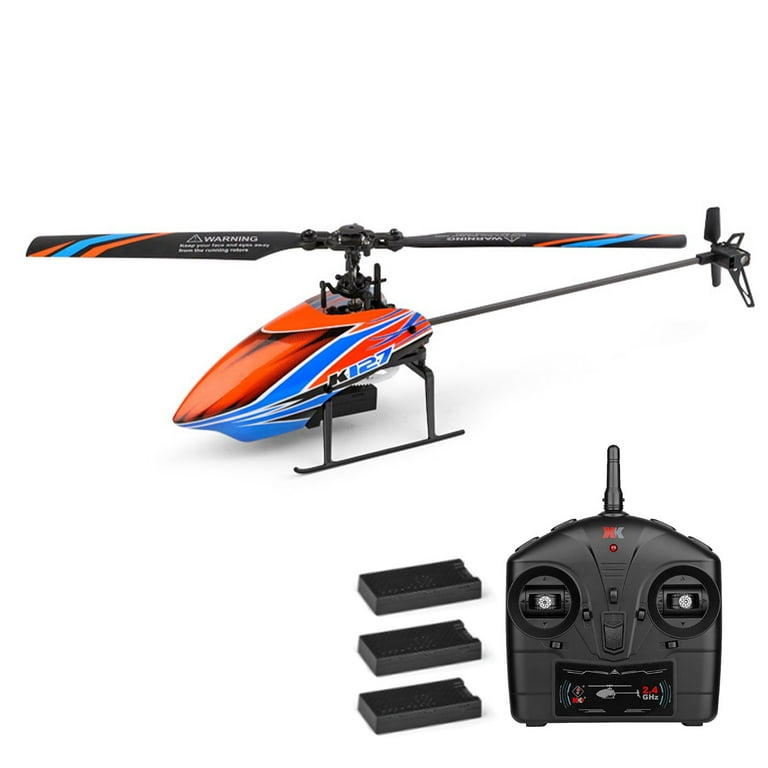 XKS K127 RC Helicopter Remote Control Helicopter for Beginners 6 Gyro Single Blade RC Aircraft Fixed Height 4CH RTF