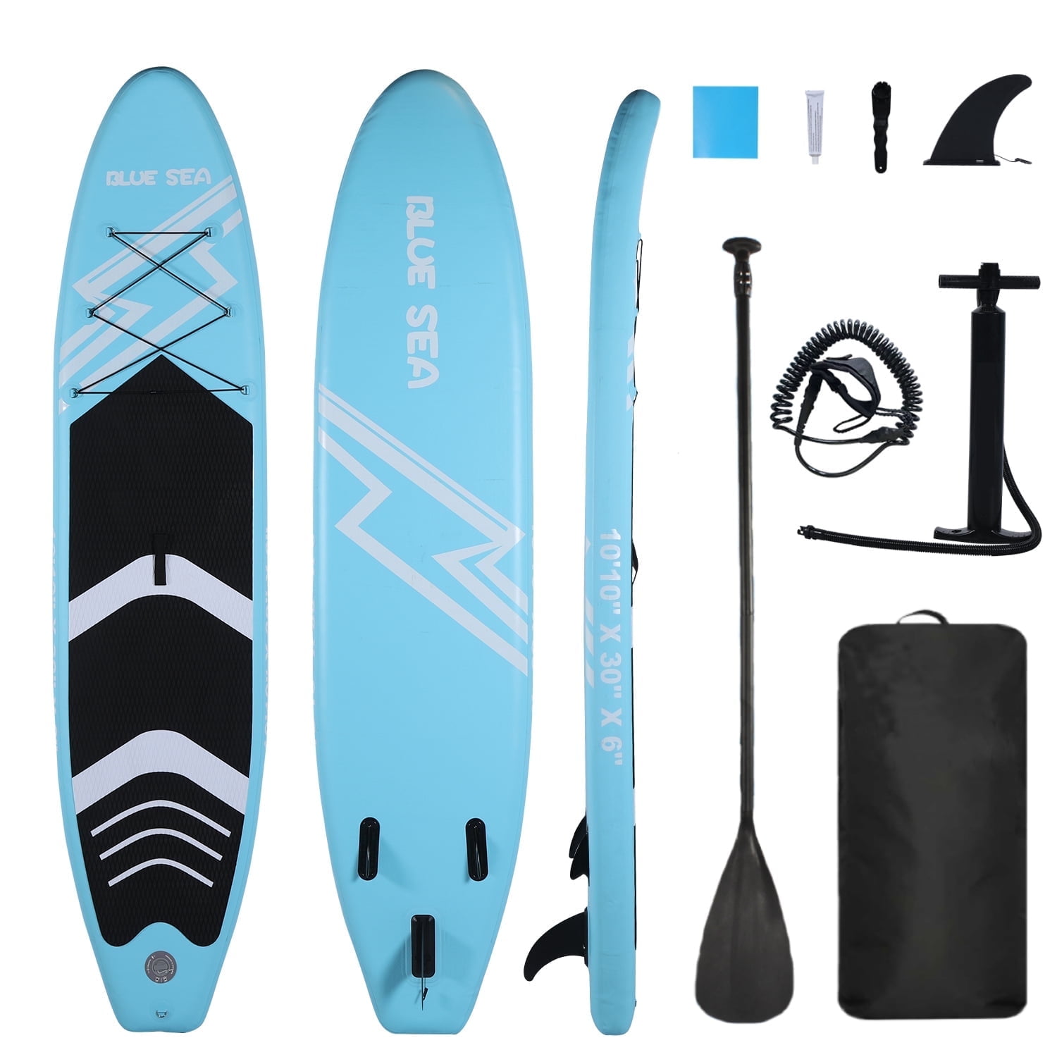 XKZJPG Inflatable Stand up Paddle Board with Premium SUP Paddleboard Accessories,Non-Slip Comfort Deck for Adults & Youth of All Skill Levels