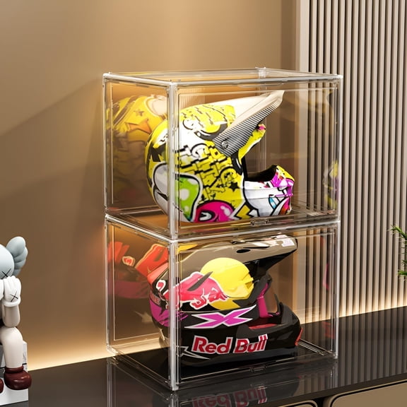 XL 1.0 Plastic Storage Chest Stackable Display Case