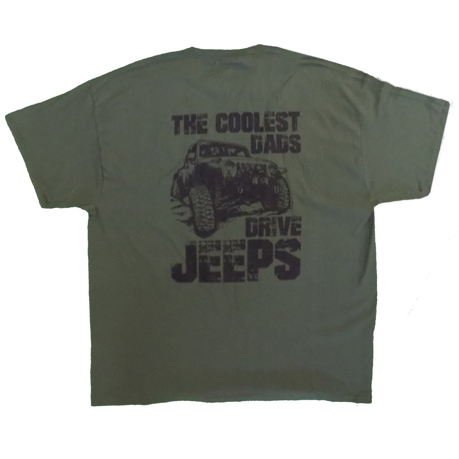 XL 100 Cotton Men's Jeep TShirt by A1A Lifestyle LLC 'The Coolest