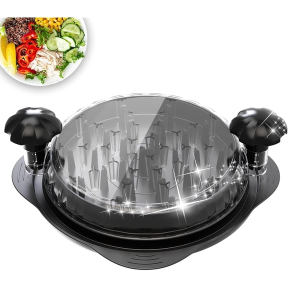 XL 11 "chicken grinder, large Pro meat grinder tool twist with ergonomic handle, sturdy non-slip base, dishwasher safe, kitchen chicken grinder for grinding food, vegetable, black