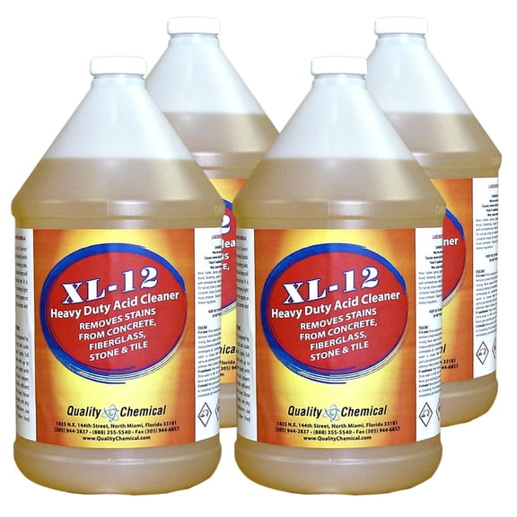 XL-12 High Power Acid Cleaner - removes rust & oxidation - 4 gallon case