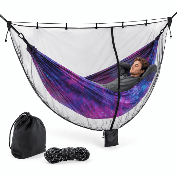 XL 12ft Hammock Netting, Lightweight Portable Camping Hammock Net
