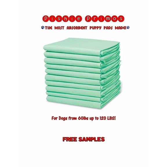 XL 23x36" Pro-Premium EXTRA HEAVY Polymer Absorbent Puppy Training Dog Pee Piddle Pads Reuse up to 12hrs 70ct + 10 EXTRA FREE!