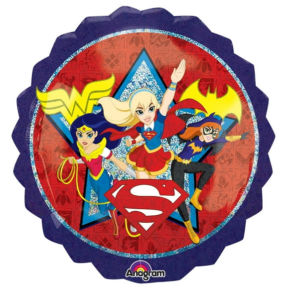 XL 28" DC Super Hero Girls Super Shape Mylar Foil Balloon Birthday Party