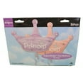 thumbnail image 1 of XL 34" Happy Birthday Princess Crown Super Shape Mylar Foil Balloon Party, 1 of 1