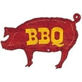 thumbnail image 1 of XL 35" BBQ Pig Super Shape Mylar Foil Balloon Party Decoration, 1 of 2