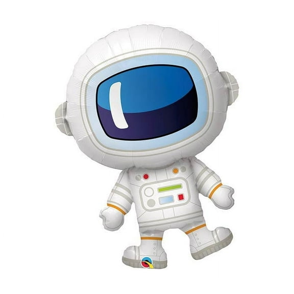 XL 37" Qualatex Adorable Astronaut Super Shape Mylar Foil Balloon