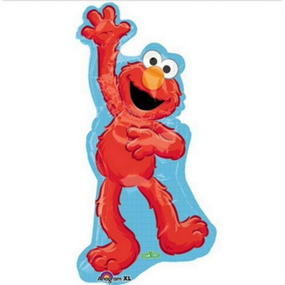 XL 38" Elmo Sesame Street SUper Shape Mylar Foil Balloon Party Decoration