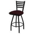 thumbnail image 1 of XL 410 Jackie 25" Swivel Counter Stool with Black Wrinkle Finish and Canter Bordeaux Seat, 1 of 4