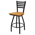 thumbnail image 1 of Holland Catalina XL 25" Counter Stool - Black/Medium Maple Seat, 1 of 2