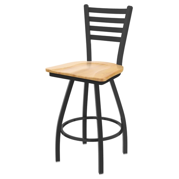 Holland Bar Stool Co Contessa 36 in. Extra Tall Swivel Bar Stool with Wood Seat