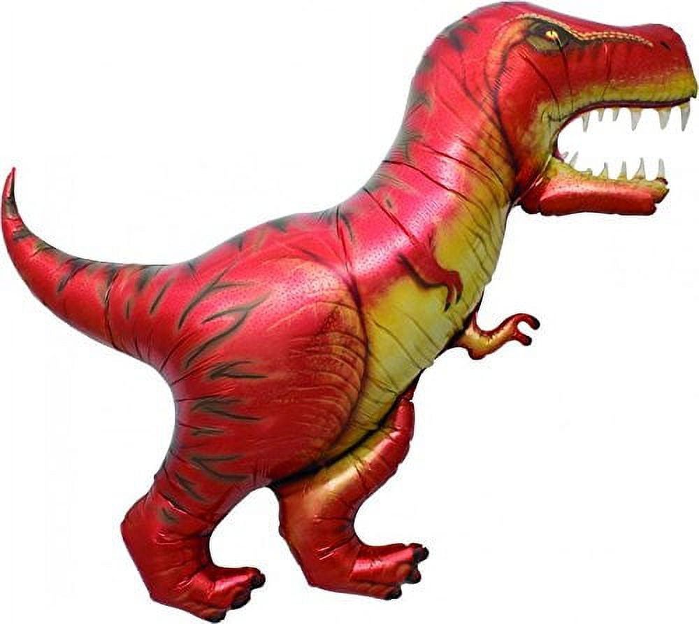 NORTHSTAR BALLOONS XL 47" T Rex Dinosaur Super Shape Mylar Foil Balloon Party Decoration