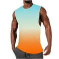 thumbnail image 1 of XL-5X Big & Tall Tank Tops for Men Plus Size Sleeveless Crewneck Muscle T Shirts Pullover Gradient Printed Breathable Athletic Workout Tees, 1 of 4