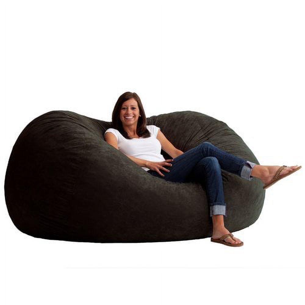 XL 6' Fuf Comfort Suede Bean Bag, Multiple Colors