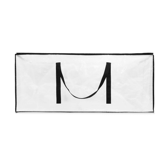 Mainstays Heavy Duty Clear 62 Gallon Storage Bag with Dual Carry Handles
