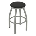 thumbnail image 1 of XL 802 Misha 25" Swivel Counter Stool with Anodized Nickel Finish and Canter Iron Seat, 1 of 2