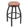 thumbnail image 1 of XL 802 Misha 25" Swivel Counter Stool with Pewter Finish and Medium Maple Seat, 1 of 2