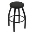 thumbnail image 1 of XL 802 Misha 30 in. Swivel Bar Stool, Black Wrinkle & Canter Iron Seat, 1 of 1
