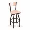 thumbnail image 1 of Holland Bar Stool Co Voltaire 30 in. Swivel Bar Stool with Wood Seat, 1 of 7