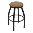 thumbnail image 1 of XL 802 Misha 36 in. Swivel Extra Tall Bar Stool, Black Wrinkle & Canter Sand Seat, 1 of 1
