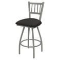 thumbnail image 1 of XL 810 Contessa 25" Swivel Counter Stool with Anodized Nickel Finish and Canter Iron Seat, 1 of 2