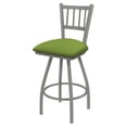 thumbnail image 1 of XL 810 Contessa 25" Swivel Counter Stool with Anodized Nickel Finish and Canter Kiwi Green Seat, 1 of 2