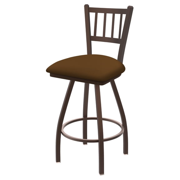 XL 810 Contessa 30" Swivel Bar Stool with Bronze Finish and Graph Anchor Seat