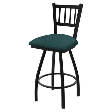 XL 810 Contessa 36" Swivel Extra Tall Bar Stool with Black Wrinkle Finish and Graph Tidal Seat