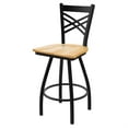 thumbnail image 1 of Holland Bar Stool Co Contessa 36 in. Extra Tall Swivel Bar Stool with Faux Leather Seat, 1 of 2