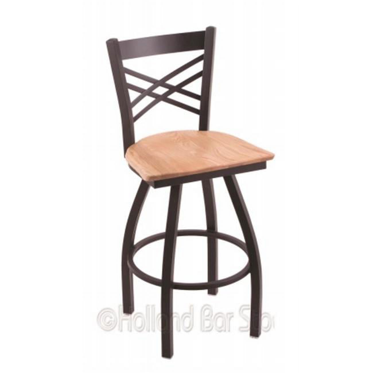 XL 820 Catalina 36" Swivel Extra Tall Bar Stool with Black Wrinkle