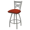 thumbnail image 1 of XL 820 Contessa 25" Swivel Counter Stool with Anodized Nickel Finish and Graph Poppy Seat, 1 of 2