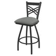 thumbnail image 1 of XL 820 Contessa 25" Swivel Counter Stool with Pewter Finish and Graph Alpine Seat, 1 of 2
