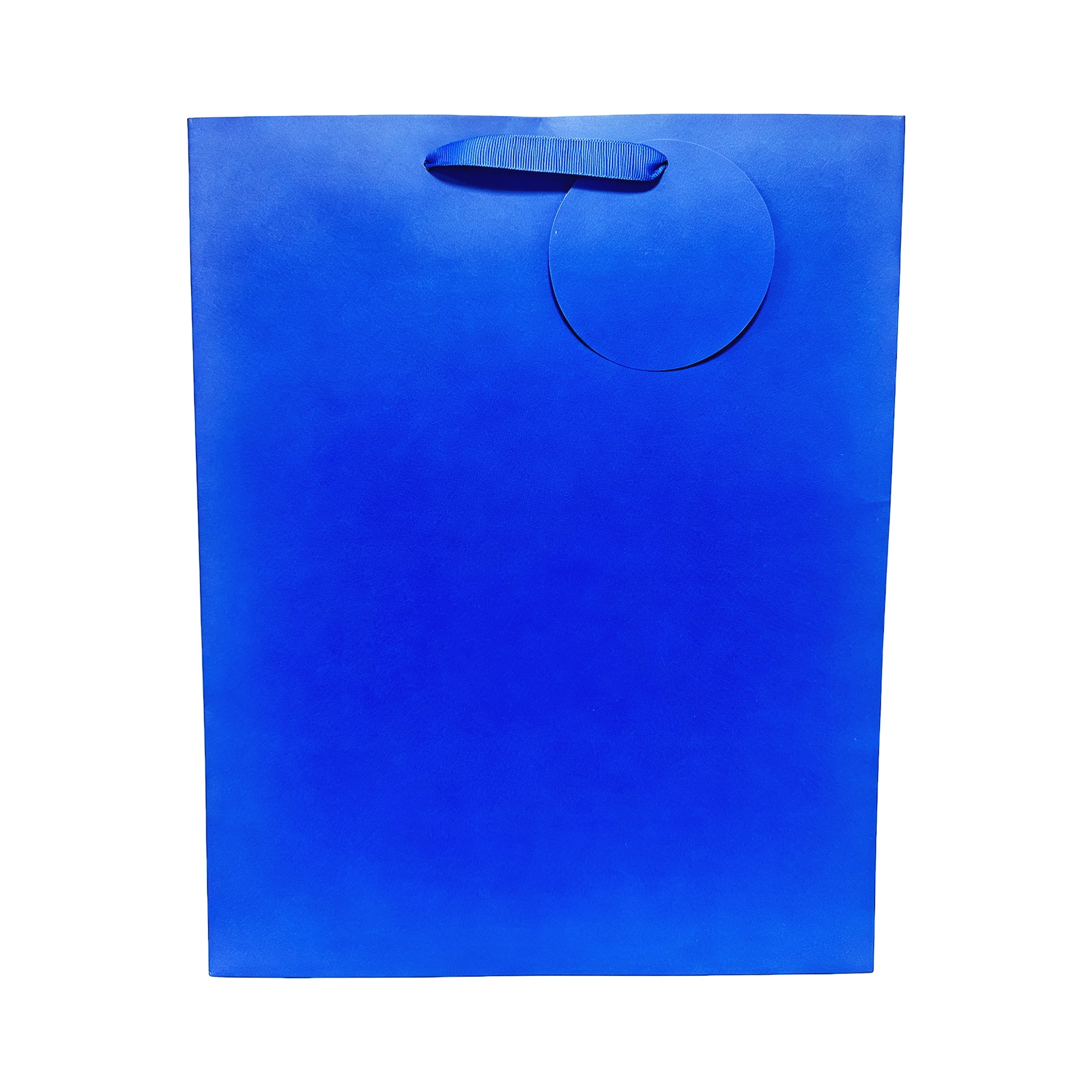 Extra Large Blue Paper Gift Bag, 12" x 5" x 15", by Way To Celebrate