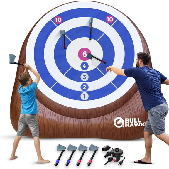XL Bull Hawker | Giant Axe Darts (Over 8ft Tall) with 15+ Games