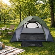 XL Camping Tents 4 Person for Camping Waterproof Double Layer Waterproof Rain Fly