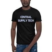 XL Central Supply Tech Retro Style Short Sleeve Cotton T-Shirt By Undefined Gifts