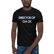 XL Director Of Qa Qc Retro Style Short Sleeve Cotton T-Shirt By Undefined Gifts