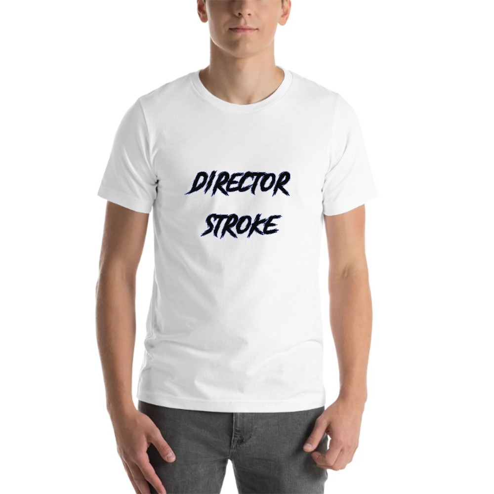 XL Director Stroke Slasher Style Short Sleeve Cotton T-Shirt By Undefined  Gifts