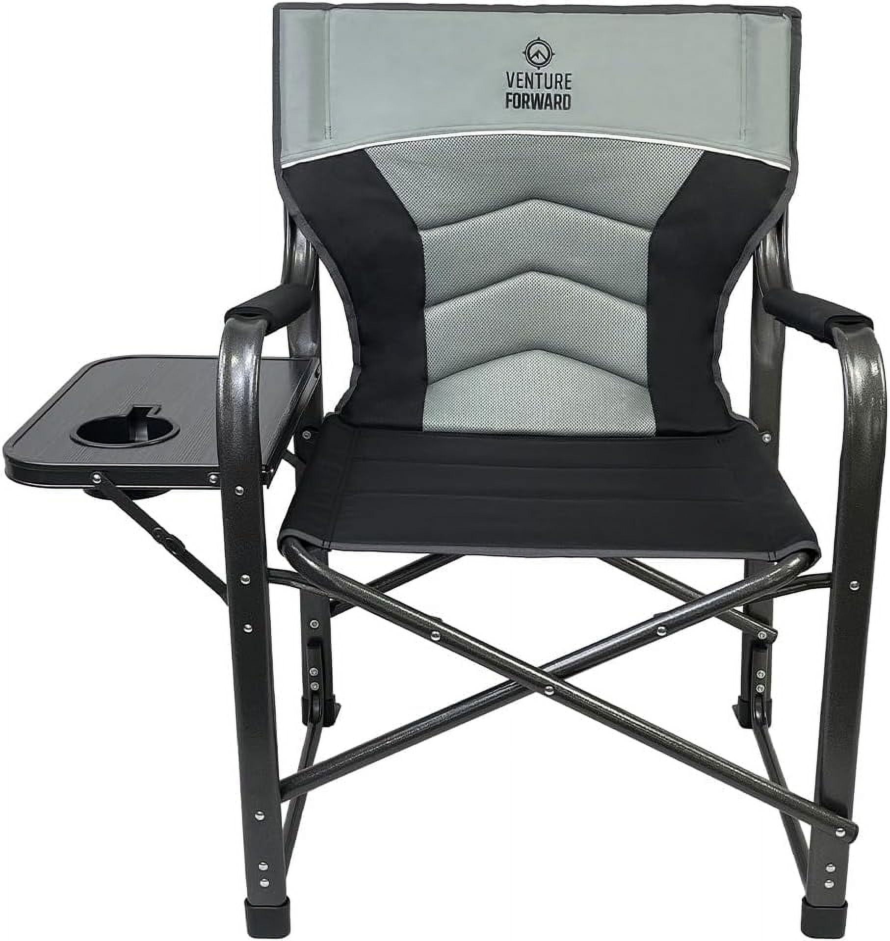 XL Directors Chair - Heavy-Duty Camping Chair with Table, Perfect for ...
