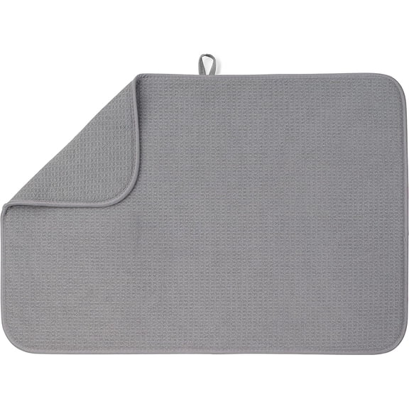 XL Dish Mat 24" x 17" ( LARGEST MAT ) Microfiber Dish Drying Mat , Super absorbent ( )
