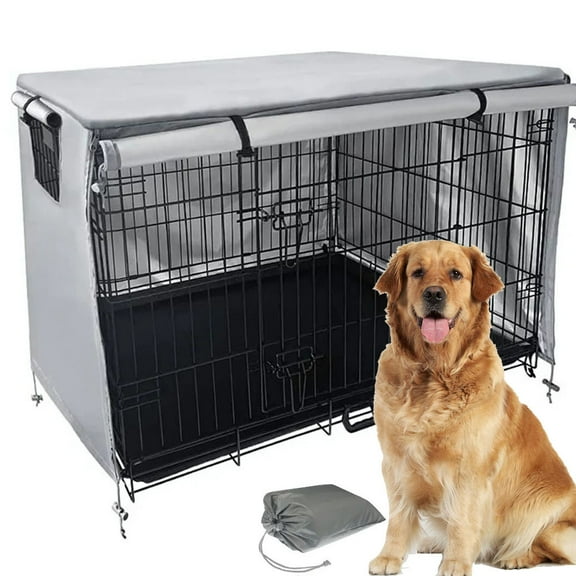 XL Dog Crate Cover Pet Kennel Cover Cage Cover for Dog Crate Kennel Cover for Dog Cage Wire Dog Crate Cover,43"X29"X30"